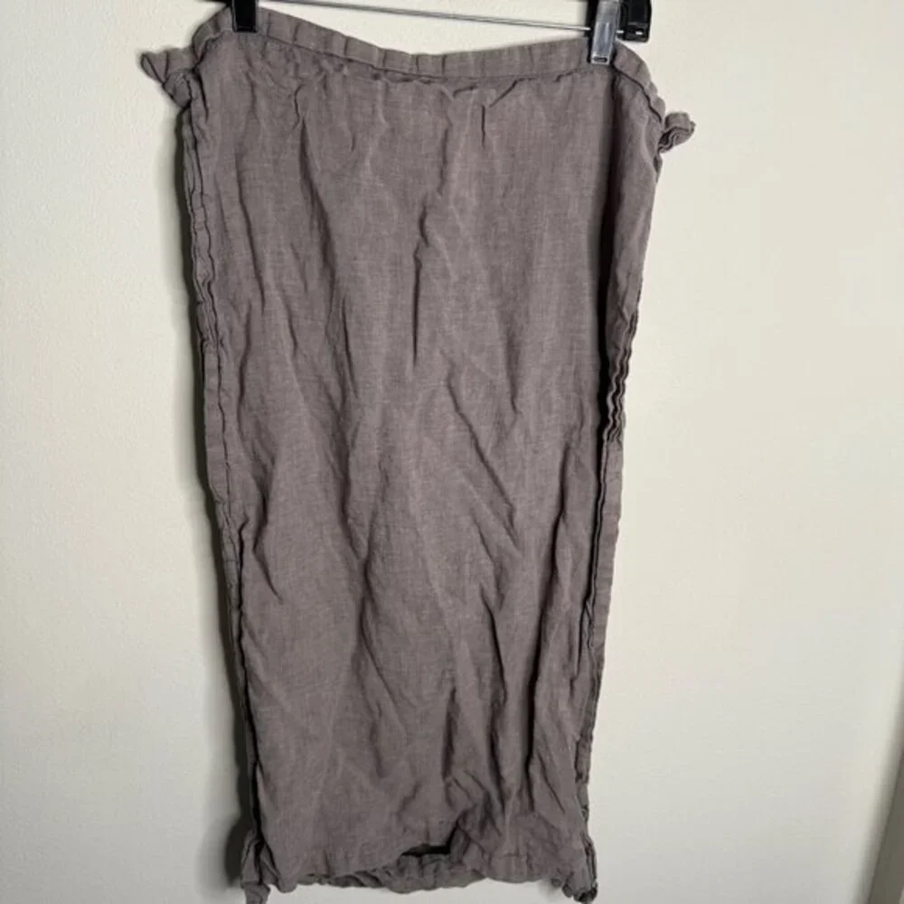 Restoration Hardware Gray 100%‎ Linen Pillowcase - Size Standard